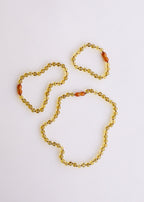 Pure Gemstone + Citrine || Anklet or Bracelet