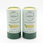 2-Pack All-Natural, Plastic-Free Deodorants