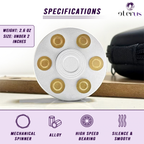 Metal Alloy Rotating Cylinder Spinner Fidget