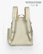 The Daphne Diaper Bag - Sandstone