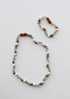 Fluorite + Moonstone + Rhodonite || Natural Gemstone Anklet or Bracelet