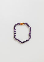 Pure Gemstone + Amethyst || Anklet or Bracelet