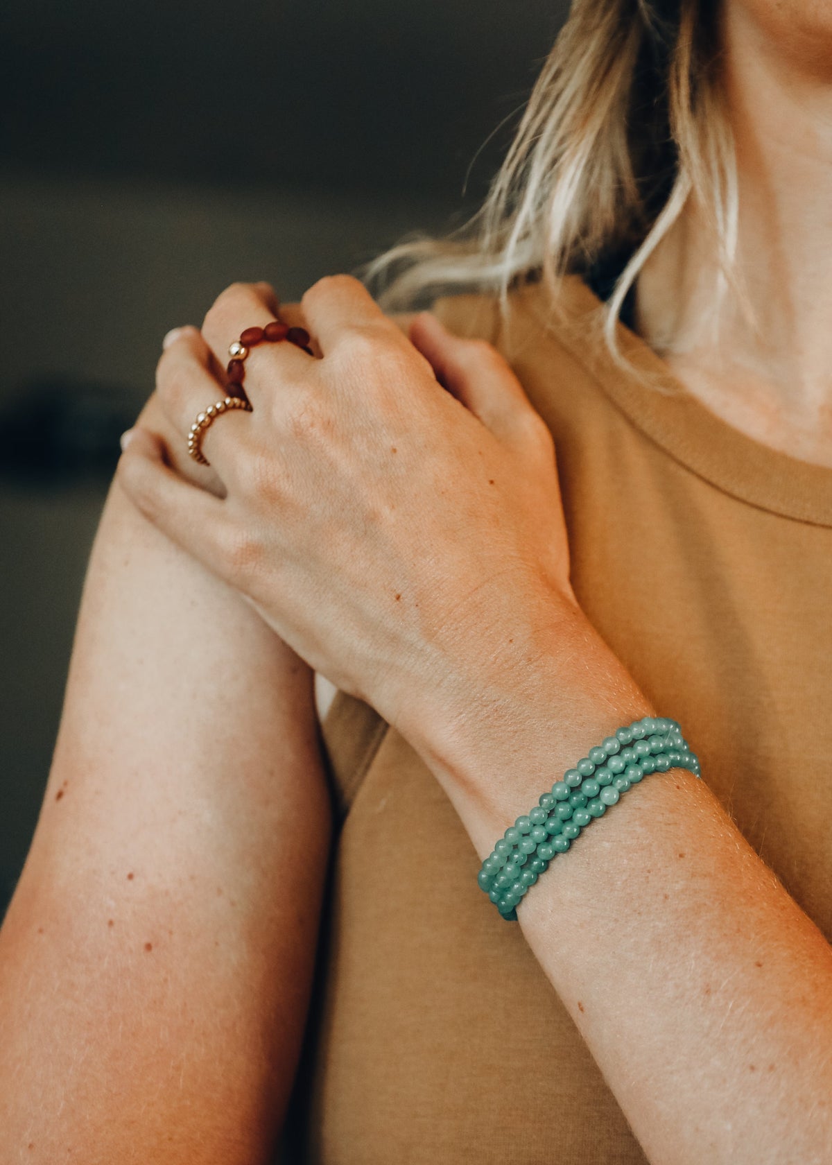 Polished Aventurine || Adult Bracelet