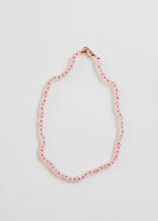 Natural Rose Quartz + 14k Gold Filled Toggle || Gemstone Necklace