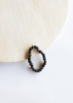 Raw Black Baltic Sea Amber || Bracelet Set
