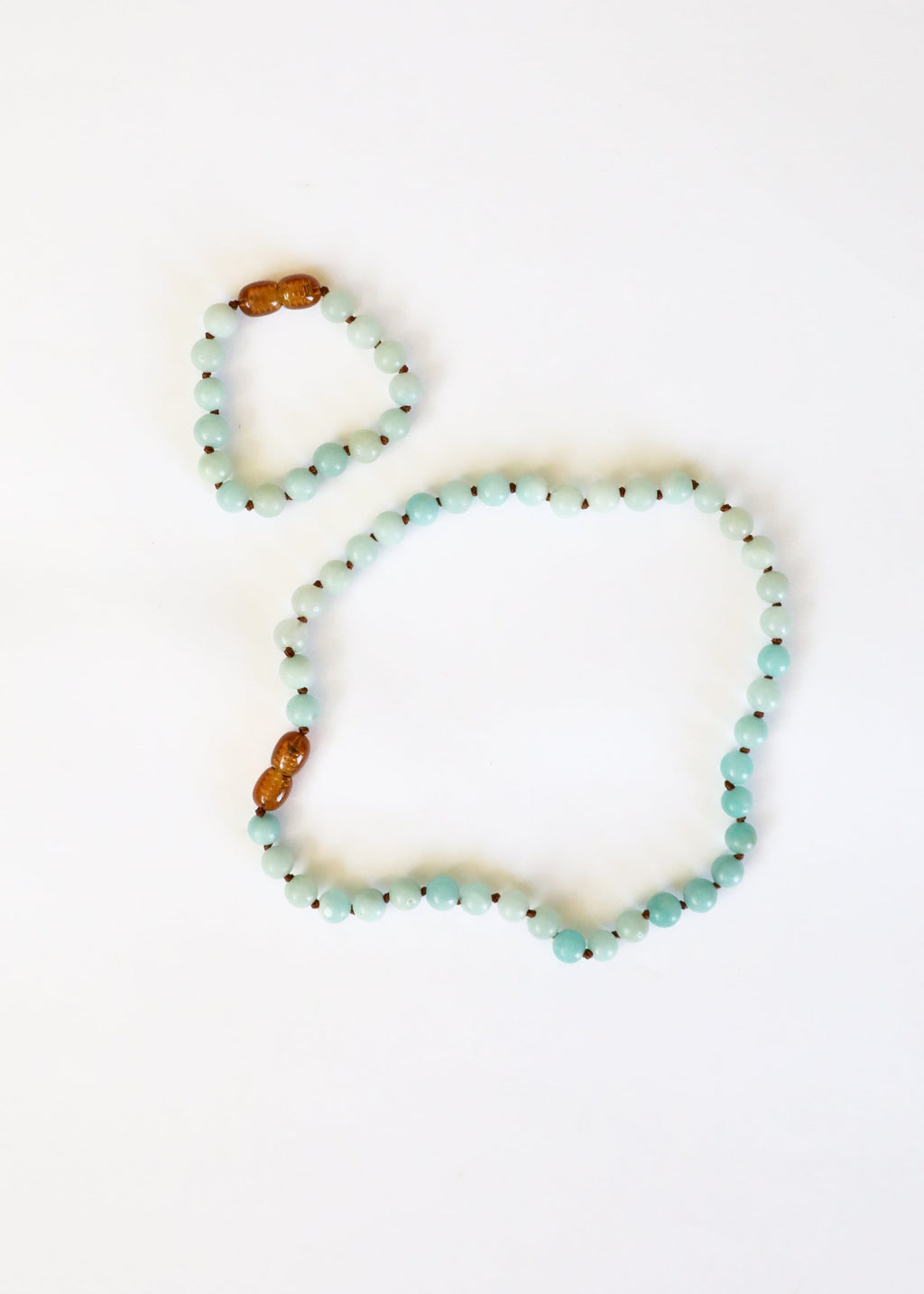 Pure Gemstone + Amazonite || Anklet or Bracelet