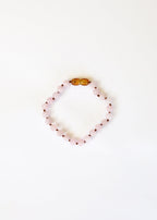 Pure Gemstone + Rose Quartz || Anklet or Bracelet