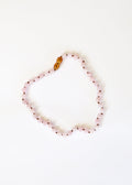 Pure Gemstone + Natural Rose Quartz || Beaded Necklace