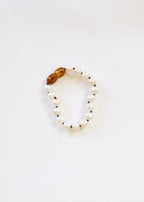 Pure Gemstone + Pearl || Anklet or Bracelet