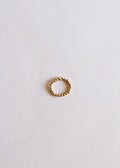 14k Gold Filled || Beaded Stretch Ring || Stackable