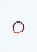 Raw Cognac Baltic Amber + Mookaite Jasper || Anklet or Bracelet
