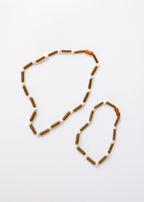 Hazelwood + Pearl || Beaded Necklace ||