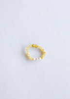 Raw Honey Baltic Amber + Pearls || Anklet or Bracelet