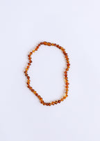 Polished Cognac Baltic Amber || Necklace