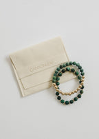 Turquoise Jasper :14k Gold Filled Sun + Moon || Adult Bracelets