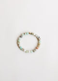 Raw Amazonite + 14k Gold Filled || Beaded Bracelet