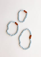 Pure Gemstone + Aquamarine|| Anklet or Bracelet