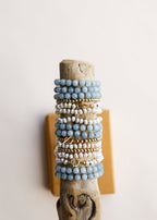 Pure Gemstone + Aquamarine|| Anklet or Bracelet