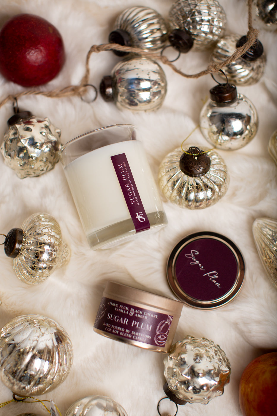 Sugar Plum Tin Candle