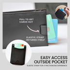 Avera Group Slim Genuine Leather Rfid Blocking Bifold Wallet With Money Clip