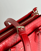 The Montrose Diaper Bag Tote - Cardinal