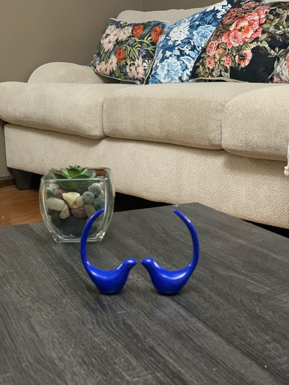 Vibhsa Blue Bird Figurines of Health and Happiness