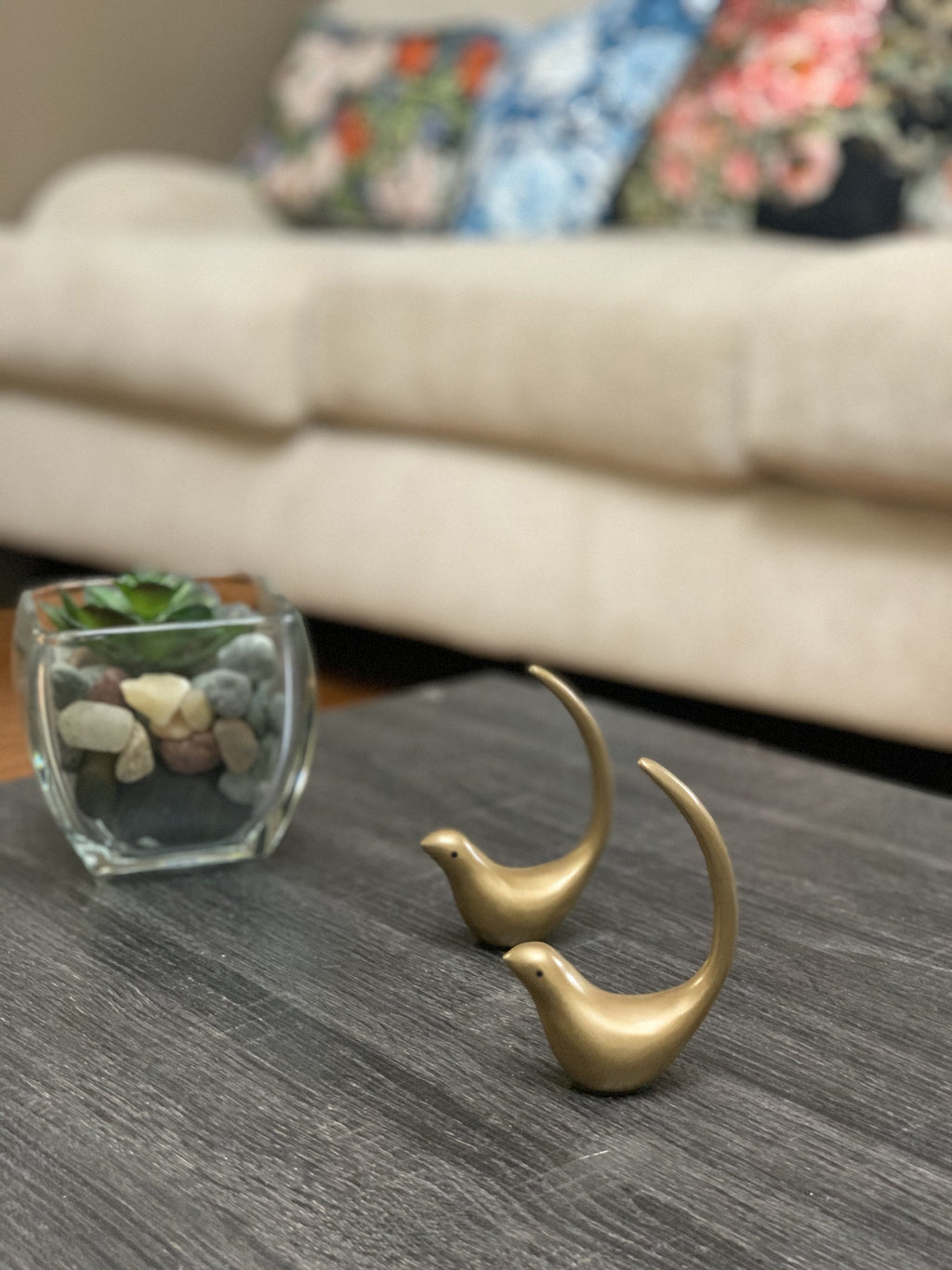 Vibhsa Marigold Bird Ring Holder Set of 2