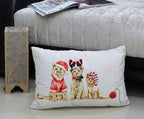 Vibhsa Christmas Throw Pillow for couch 14"x 20"