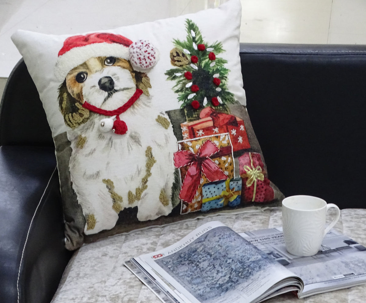Vibhsa Christmas Decorative Throw Pillow for Christmas  20" x 20"