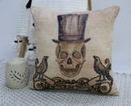 Vibhsa Halloween Embroidered Throw Pillow 20" x 20"