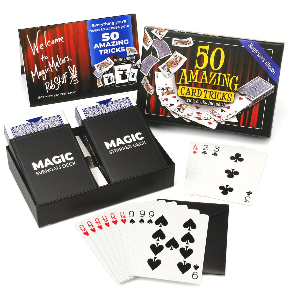 50 Amazing Card Tricks Kit Deluxe Edition