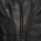 Alessandro (black) - Italian lambskin leather gloves with cashmere lining & touchscreen feature
