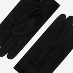 Angelo (black) – Italian suede leather gloves with luxurious cashmere lining