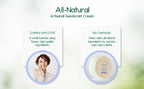 2-Pack All-Natural Deodorant Cream