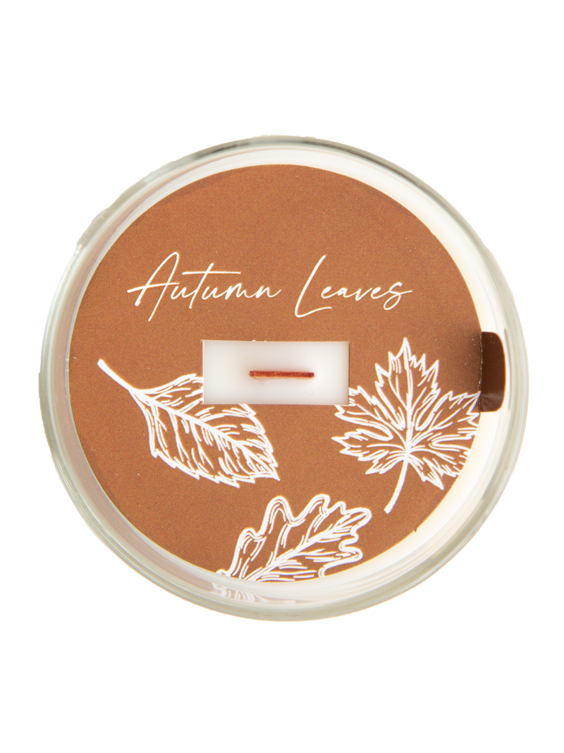 Autumn Leaves 7.5 oz Wooden Wick Candle