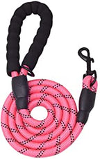 6 FT Dog Leash for Large and Medium Dogs-Pink Set of 5
