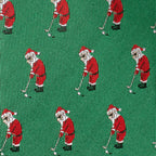 Santa Golf Par-Tee Men's Green Tie