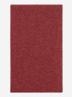 Riccardo (red & grey) - Italian 100% cashmere scarf with pattern