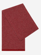 Riccardo (red & grey) - Italian 100% cashmere scarf with pattern