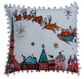 Santa Decorative Holiday Pillow 18"X18"