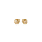 14k Yellow Gold Polished Round Stud Earrings(3mm)