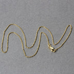 10k Yellow Gold Diamond Cut Cable Link Chain 1.1mm