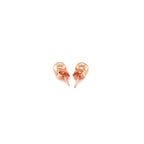 14k Rose Gold Round Stud Earrings (5mm)