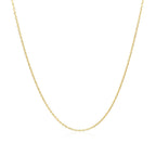 Adjustable Cable Chain in 14k Yellow Gold (0.97 mm)