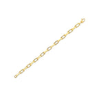 14k Yellow Gold French Cable Link Bracelet  (6.00 mm)