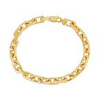 6.1mm 14k Yellow Gold French Cable Chain Bracelet