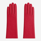 FC04 (deep red) - Women's Italian cashmere lined leather gloves