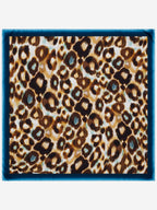 Bruna (blue)- Soft and lightweight Italian foulard from pure silk