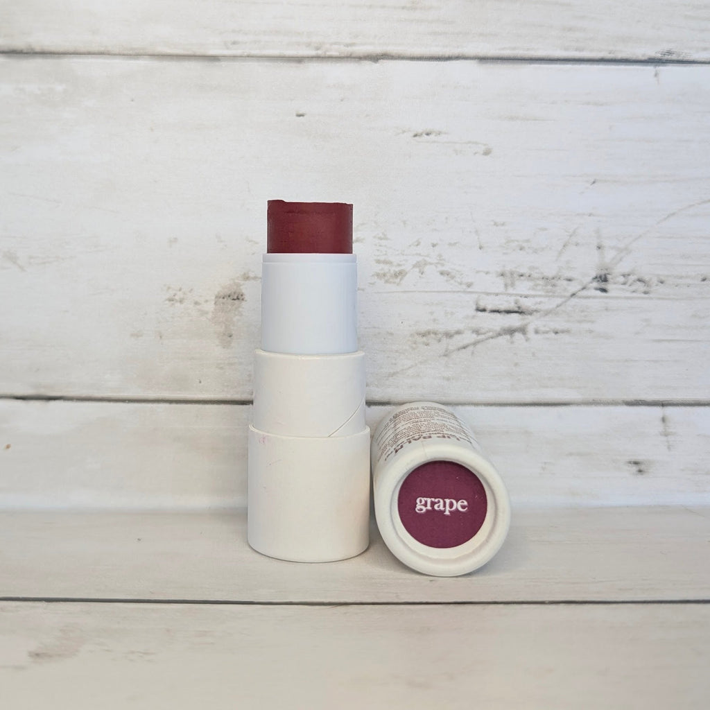 Lip & Cheek Bloom. 2 in 1 Natural Lipstick for Vibrant Color.