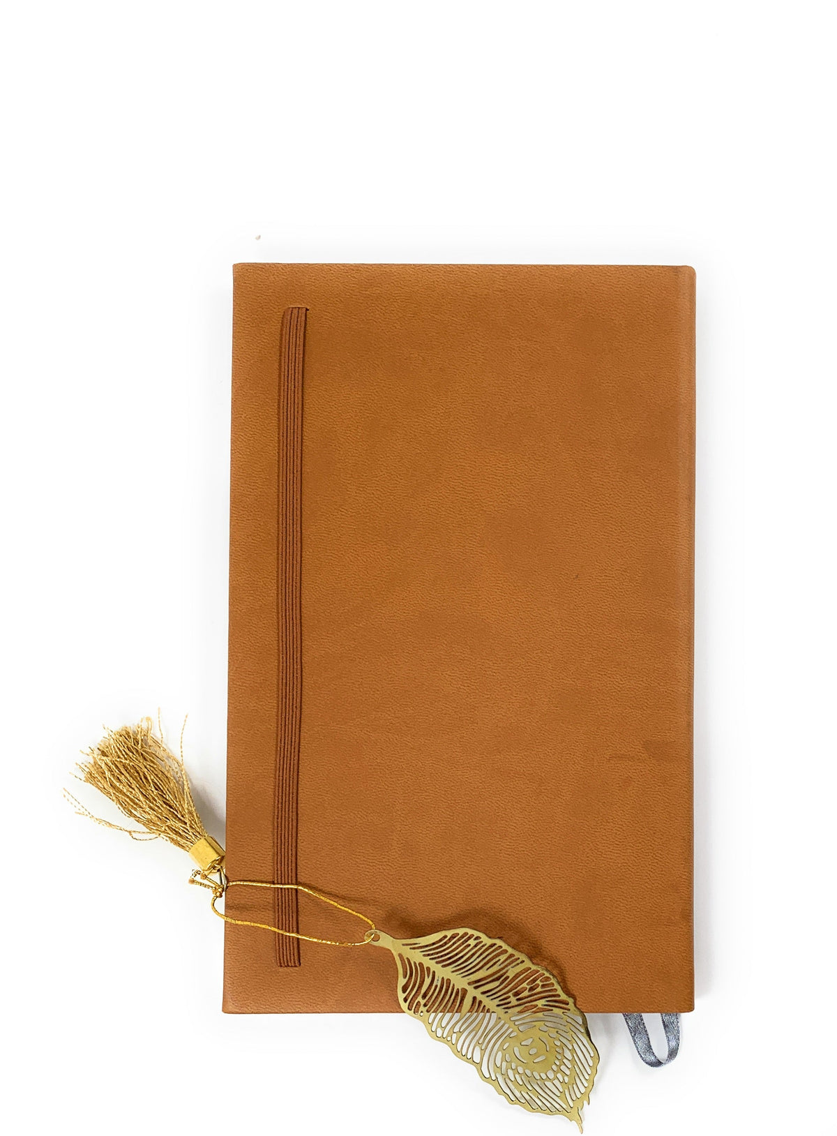 Feather Bookmark with Tassel Gold Finish Set of 6